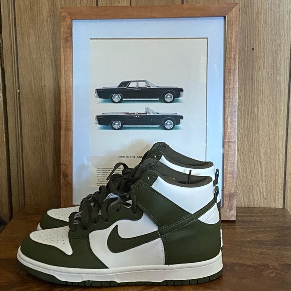 Nike Shoes - Nike Khaki green gs dunks